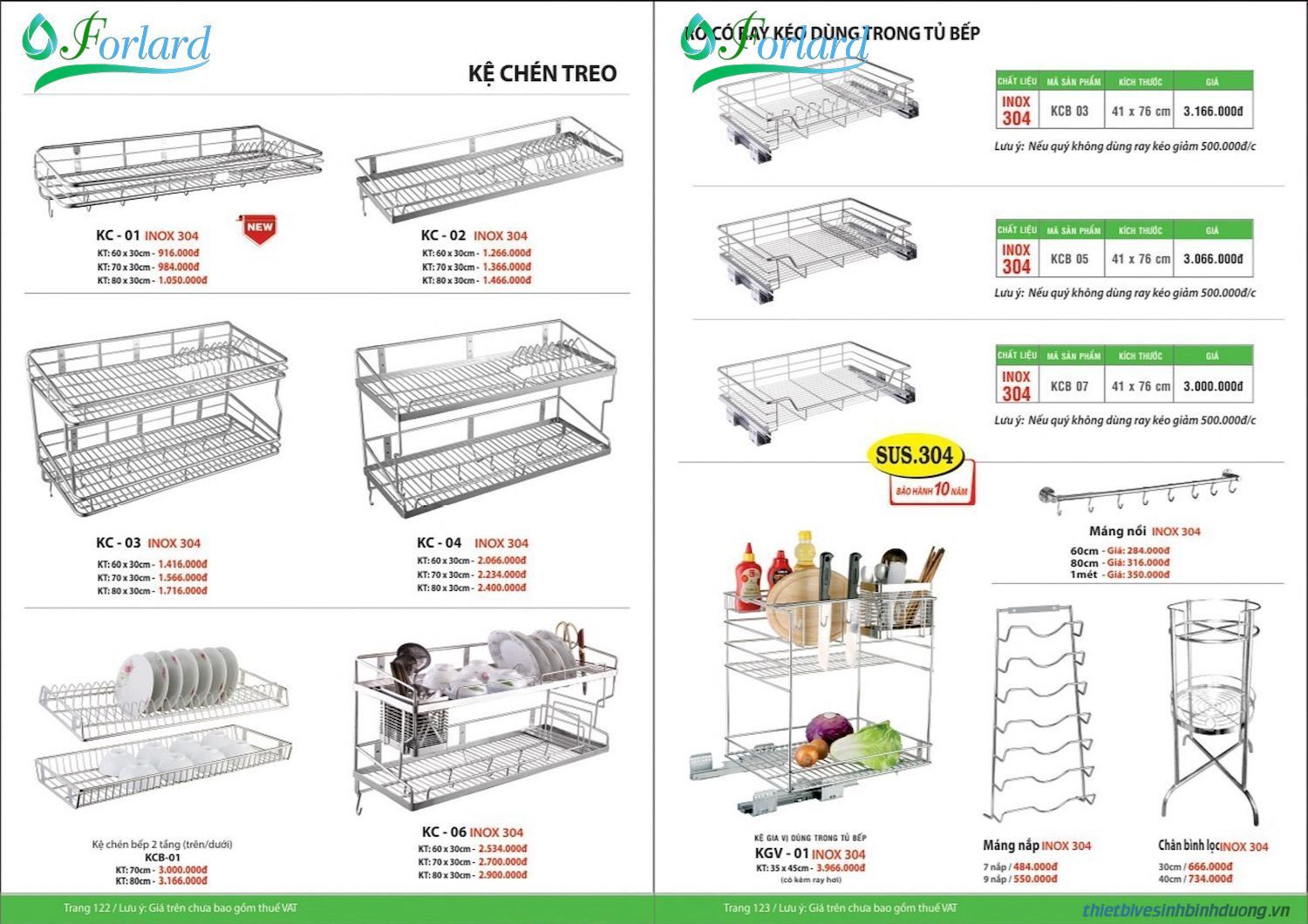 Thiết bị vệ sinh FORLARD Catalogue và Bảng giá mới nhất /Page 61